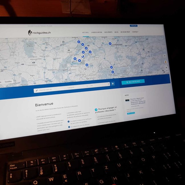 Nouveau départ pour le site internet de l’Association Suisse des Professeurs d’Escalade