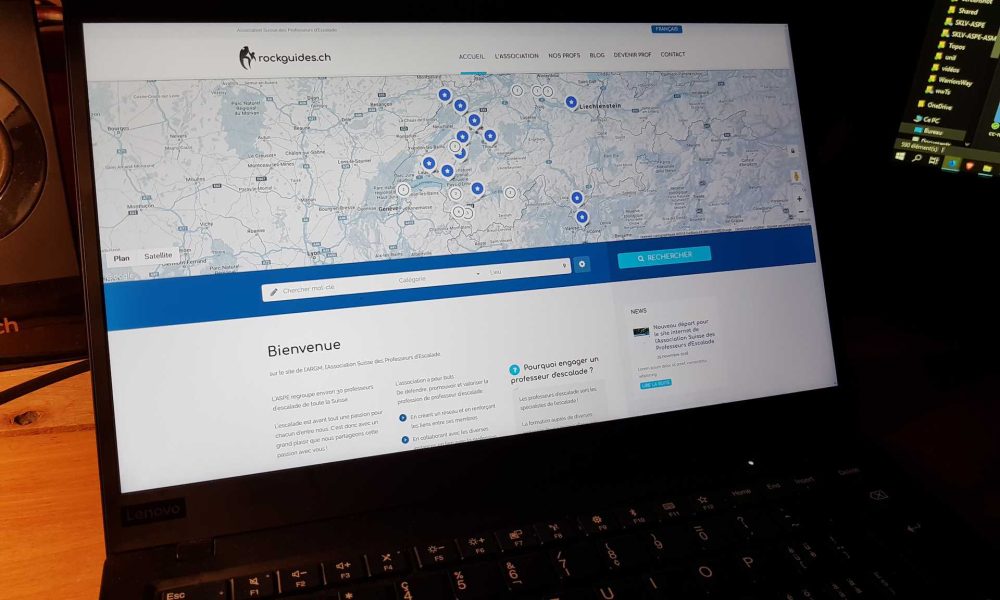 Ein neuer Anfang für die Webseite des Schweizer Kletterlehrerverband